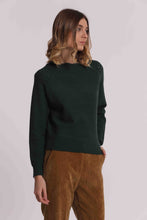 Carica l'immagine nel visualizzatore di Gallery, maglia con dettagli traforati - mimì muà - verde teal
