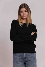 Carica l'immagine nel visualizzatore di Gallery, maglia con collo removibile nero  - mimì muà -  nero
