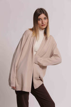 Carica l'immagine nel visualizzatore di Gallery, cardigan senza bottoni - mimì muà - beige chiaro
