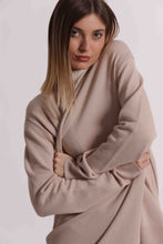 Carica l'immagine nel visualizzatore di Gallery, cardigan senza bottoni - mimì muà - beige chiaro
