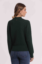 Carica l'immagine nel visualizzatore di Gallery, maglia lupetto con trama diagonale - mimì muà - verde teal

