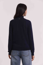 Carica l'immagine nel visualizzatore di Gallery, maglia lupetto con dettaglio rombo - mimì muà - blu
