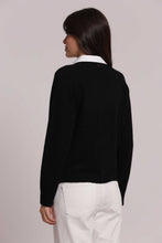 Carica l'immagine nel visualizzatore di Gallery, maglia con finta camicia  - mimì muà - nero
