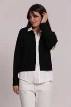 Carica l'immagine nel visualizzatore di Gallery, maglia con finta camicia  - mimì muà - nero
