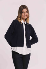 Carica l'immagine nel visualizzatore di Gallery, maglia con finta camicia  - mimì muà - blu
