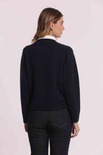 Carica l'immagine nel visualizzatore di Gallery, maglia con finta camicia  - mimì muà - blu
