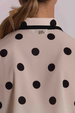 Carica l'immagine nel visualizzatore di Gallery, camicia maniche corte fantasia pois  - mimì muà - panna nero
