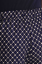 Carica l'immagine nel visualizzatore di Gallery, pantalone con fantasia geometrica - mimì muà - blu
