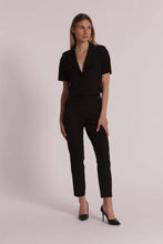 Carica l'immagine nel visualizzatore di Gallery, pantalone sigaretta con elastico dietro - mimì muà - nero
