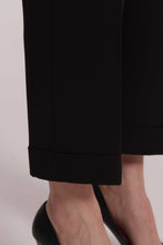 Carica l'immagine nel visualizzatore di Gallery, pantalone con risvoltino  - mimì muà - nero
