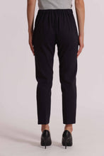 Carica l'immagine nel visualizzatore di Gallery, pantalone basic in punto milano con elastico  - mimì muà - blu
