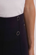 Carica l'immagine nel visualizzatore di Gallery, pantalone in punto milano con bottoni  - mimì muà - blu
