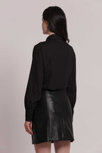 Carica l'immagine nel visualizzatore di Gallery, camicia in georgette con cut out  - mimì muà - nero
