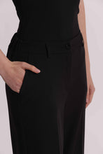 Carica l'immagine nel visualizzatore di Gallery, pantalone palazzo con elastico dietro - mimì muà - nero
