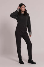 Carica l'immagine nel visualizzatore di Gallery, pantalone pancia piatta in tessuto tecnico - mimì muà - piombo
