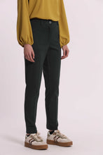 Carica l'immagine nel visualizzatore di Gallery, pantalone sigaretta in punto milano  - mimì muà - verde teal
