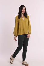 Carica l'immagine nel visualizzatore di Gallery, pantalone sigaretta in punto milano  - mimì muà - verde teal
