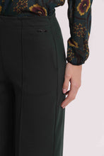 Carica l'immagine nel visualizzatore di Gallery, pantalone con spacco in punto milano  - mimì muà -  verde teal

