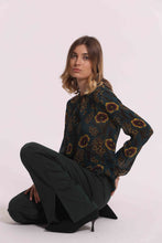 Carica l'immagine nel visualizzatore di Gallery, pantalone con spacco in punto milano  - mimì muà -  verde teal
