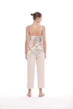 Carica l&#39;immagine nel visualizzatore di Gallery, pantalone cropped con risvoltino in bull di cotone- mimì muà - burro 2025
