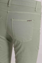 Carica l'immagine nel visualizzatore di Gallery, pantalone cropped flare in bengalina  - mimì muà - verde acqua
