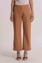 Carica l'immagine nel visualizzatore di Gallery, pantalone wide leg in bengalina  - mimì muà - nocciola
