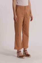Carica l'immagine nel visualizzatore di Gallery, pantalone wide leg in bengalina  - mimì muà - nocciola
