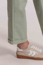 Carica l'immagine nel visualizzatore di Gallery, pantalone wide leg in bengalina  - mimì muà - verde acqua
