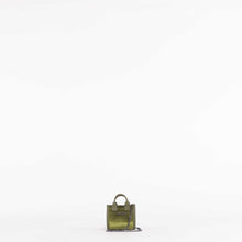 Carica l&#39;immagine nel visualizzatore di Gallery, borsa a tracolla mini effetto velluto - mimì muà - verde olio
