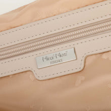 Carica l&#39;immagine nel visualizzatore di Gallery, borsa bauletto effetto rete con borchie - mimì muà - beige
