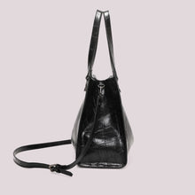 Carica l'immagine nel visualizzatore di Gallery, borsa shopping effetto cocco  - mimì muà -  nero
