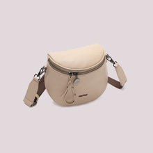 Carica l'immagine nel visualizzatore di Gallery, borsa marsupio con tracolla logata - mimì muà -  beige
