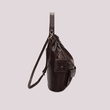 Carica l'immagine nel visualizzatore di Gallery, borsa a spalla con tasche  - mimì muà - moro
