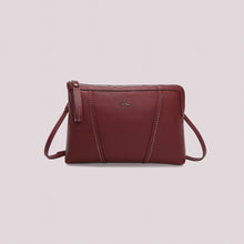 Carica l'immagine nel visualizzatore di Gallery, borsa a buste con piccole borchie - mimì muà - burgundy
