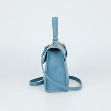 Carica l&#39;immagine nel visualizzatore di Gallery, borsa a mano grande con pattina - mimì muà - denim
