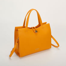 Carica l&#39;immagine nel visualizzatore di Gallery, borsa shopping con chiusura a bottone - mimì muà - arancio
