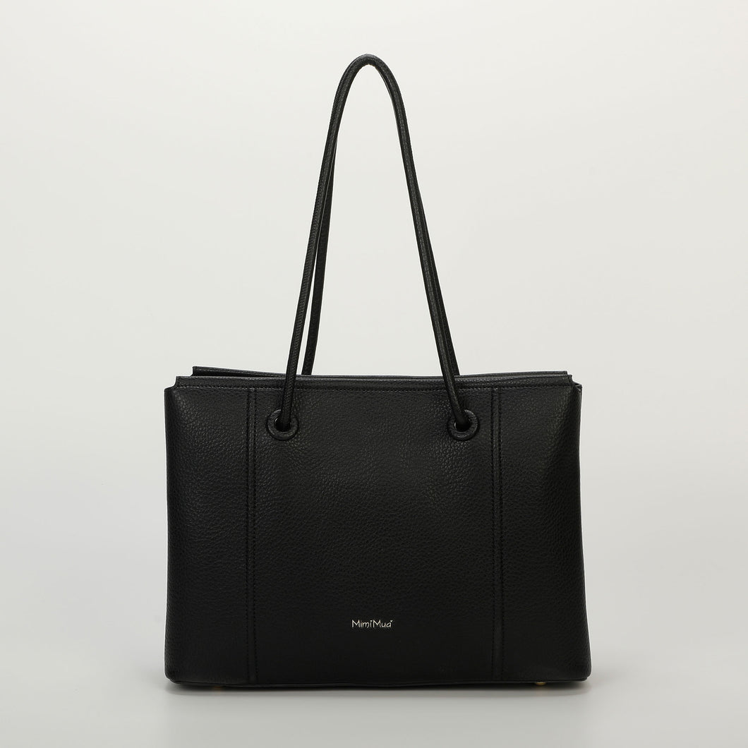borsa a spalla basic - mimì muà - nero