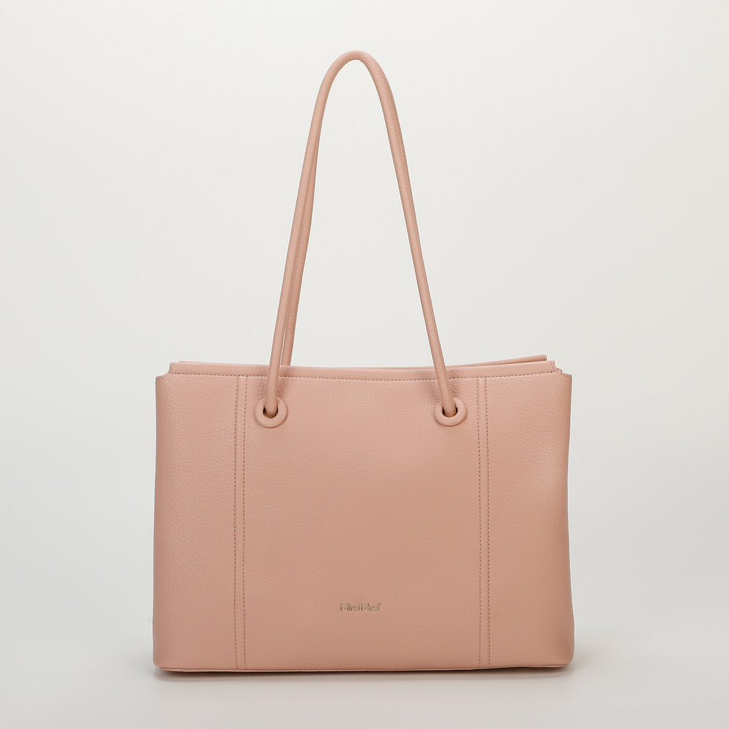 borsa a spalla basic - mimì muà - cipria