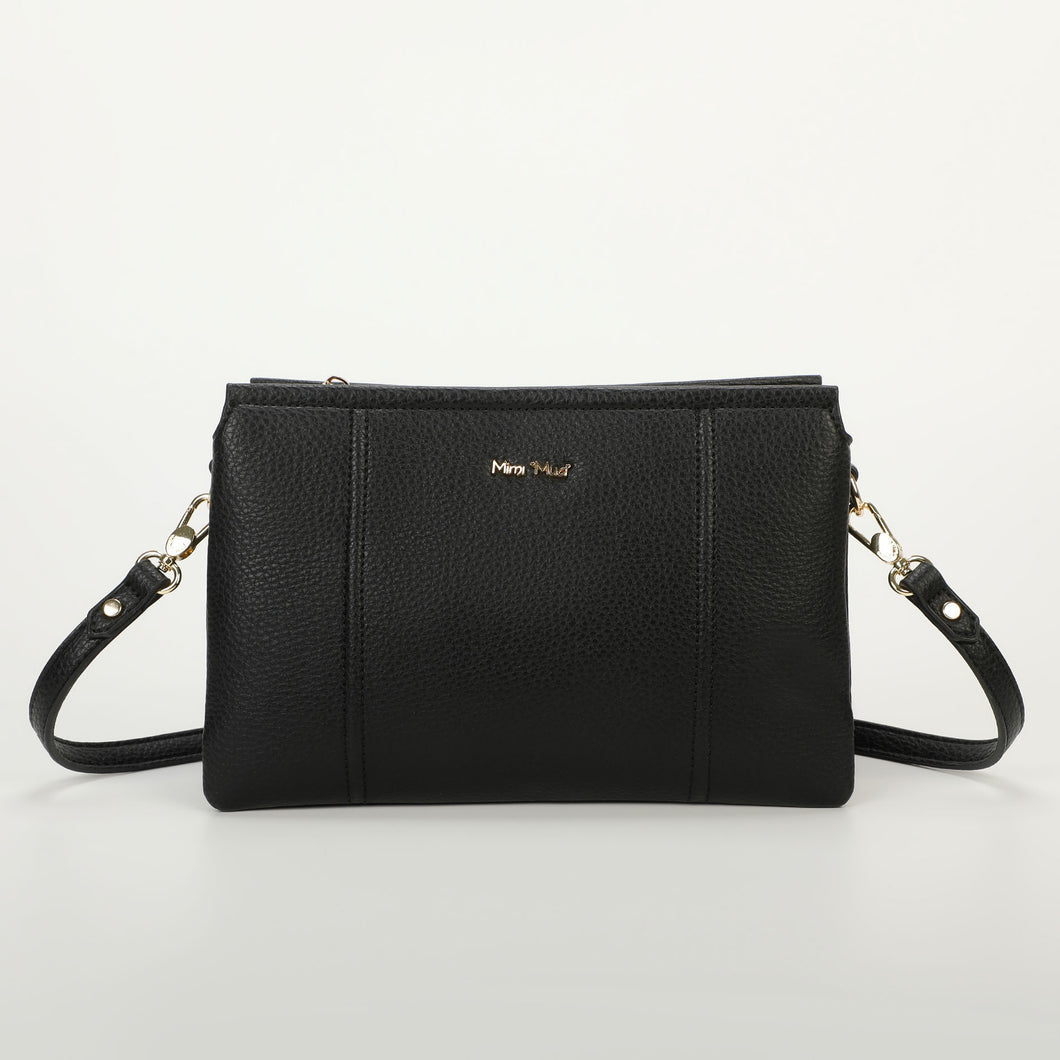 borsa a tracolla basic - mimì muà - nero