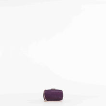 Carica l&#39;immagine nel visualizzatore di Gallery, borsa clutch con strass nero - mimì muà - viola
