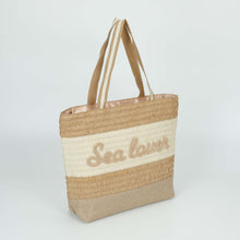 Carica l&#39;immagine nel visualizzatore di Gallery, borsa shopper &quot;sea lover&quot; - mimì muà - cuoio
