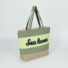 Carica l&#39;immagine nel visualizzatore di Gallery, borsa shopper &quot;sea lover&quot; - mimì muà - verde
