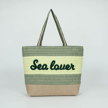 Carica l&#39;immagine nel visualizzatore di Gallery, borsa shopper &quot;sea lover&quot; - mimì muà - verde
