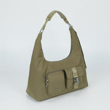 Carica l&#39;immagine nel visualizzatore di Gallery, borsa a tasca in nylon con tasche - mimì muà - verde militare
