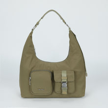 Carica l&#39;immagine nel visualizzatore di Gallery, borsa a tasca in nylon con tasche - mimì muà - verde militare
