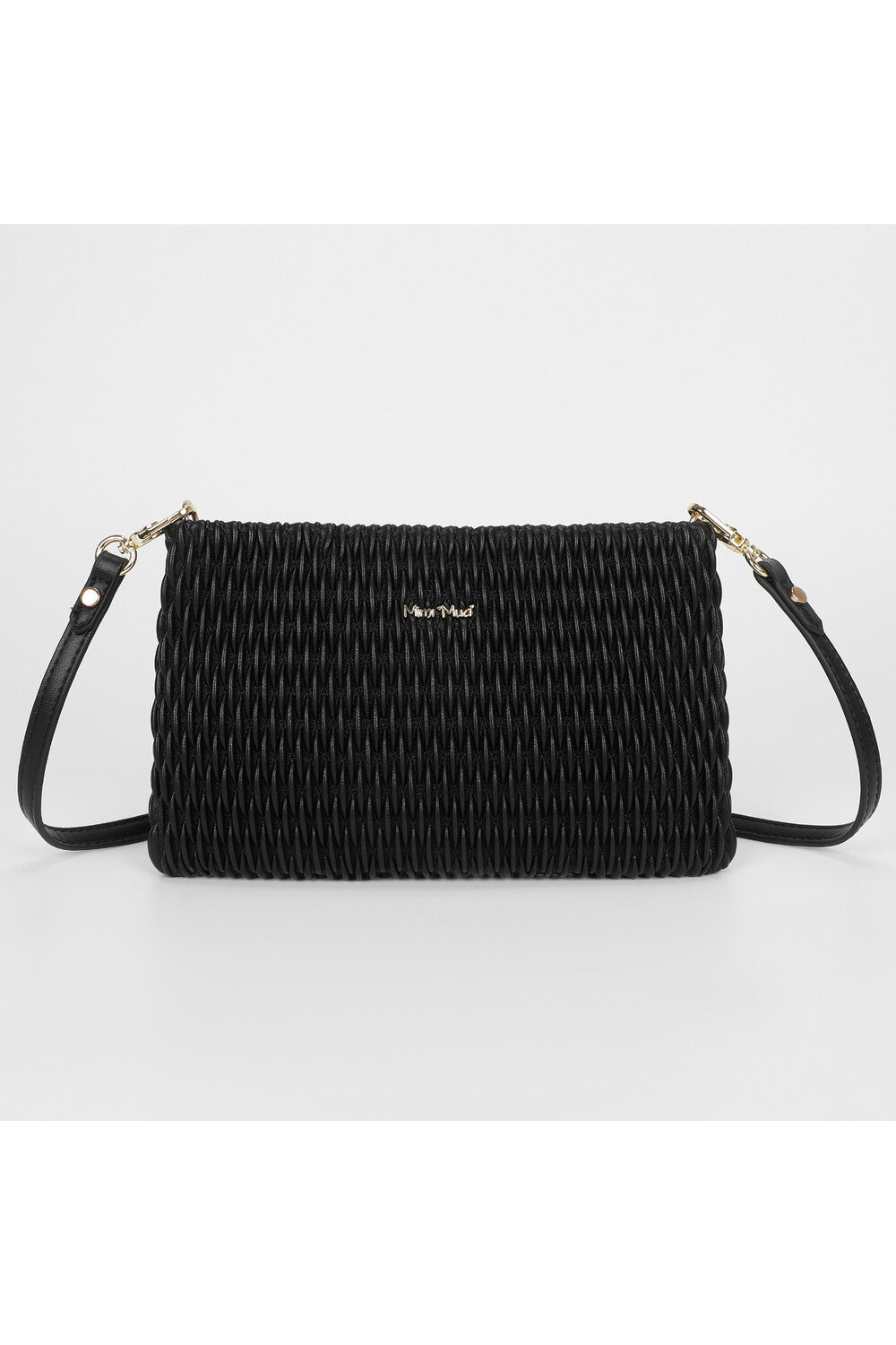 borsa a tracolla trapuntata - mimì muà - nero