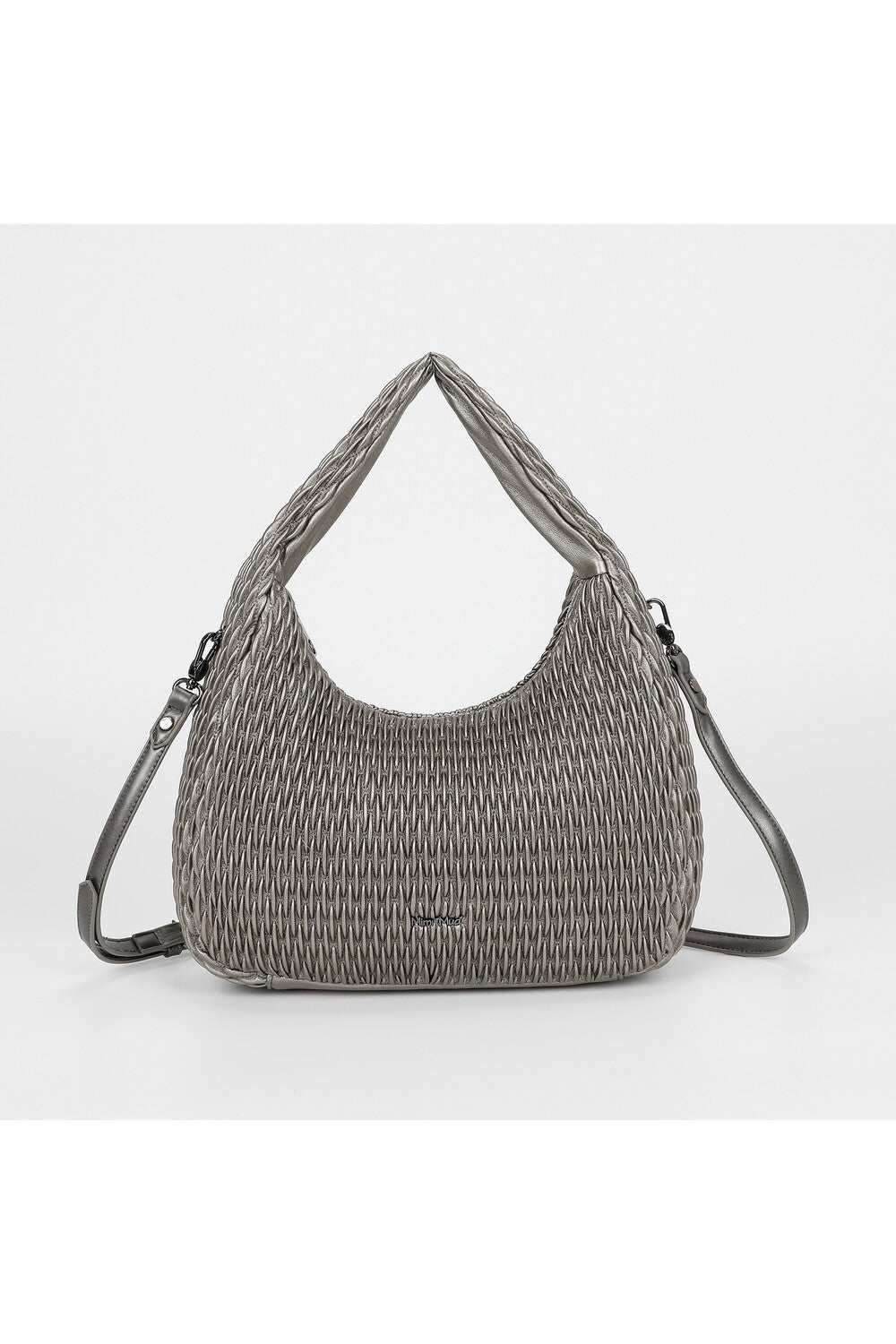 borsa hobo trapuntata - mimì muà - canna di fucile