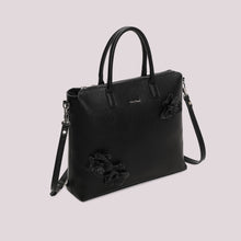Carica l'immagine nel visualizzatore di Gallery, borsa a spalla con fiori- mimì muà - nero

