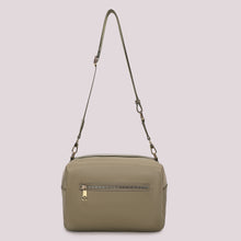 Carica l'immagine nel visualizzatore di Gallery, borsa a bauletto in nylon  - mimì muà - verde militare
