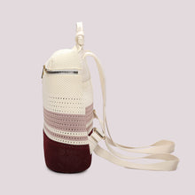 Carica l'immagine nel visualizzatore di Gallery, zaino in maglia a righe - mimì muà - vino
